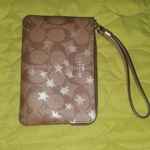 Coach Wristlet Stars
